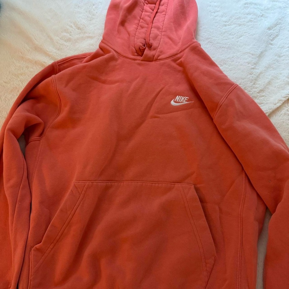 Nike Coral Hoodie with Logo